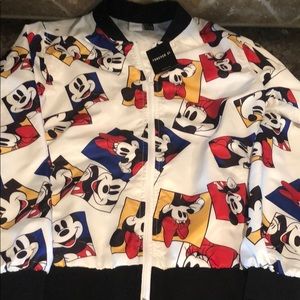Disney Mickey and Minnie bomber jacket size S NWT